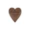 Hello Honey® Stoneware Brown Heart Shaped Wall Planter with Reactive Glaze